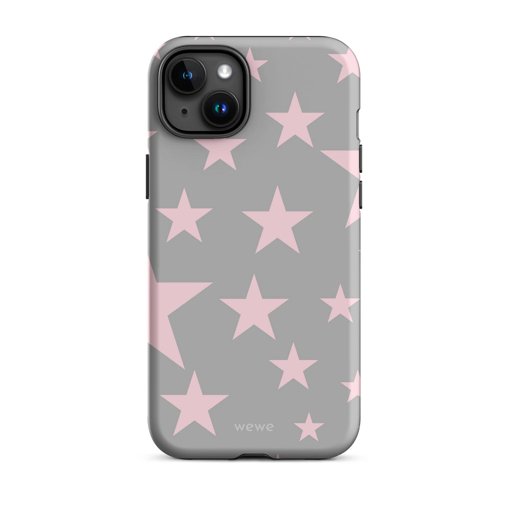 Cute Pink Star iPhone Case Soft Girl trendy phone case