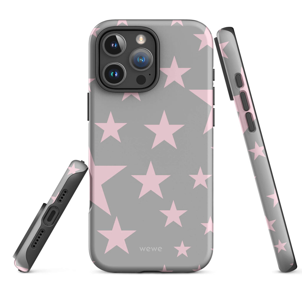 Cute Pink Star iPhone Case Soft Girl gift case