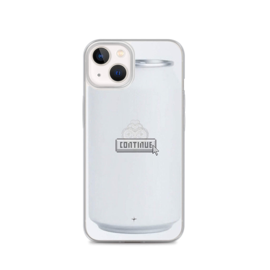 Pure Press white clear iphone 13  case minimal clean design smooth aesthetic case artistic style