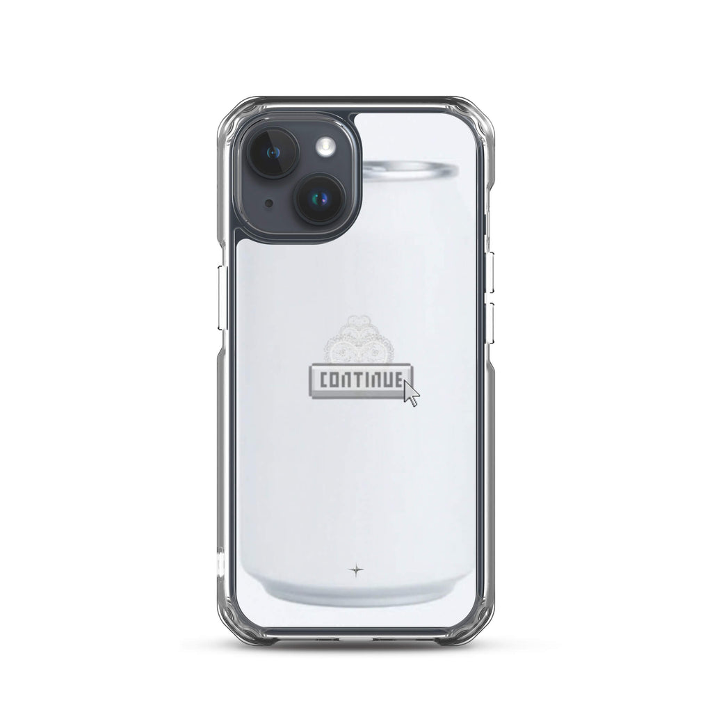 Pure Press white clear iphone 15  case minimal clean design smooth aesthetic case artistic style