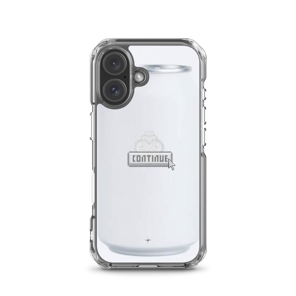 Pure Press white clear iphone 16  case minimal clean design smooth aesthetic case artistic style