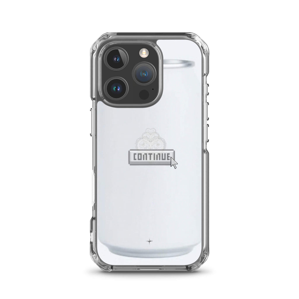 Pure Press white clear iphone 16 pro  case minimal clean design smooth aesthetic case artistic style