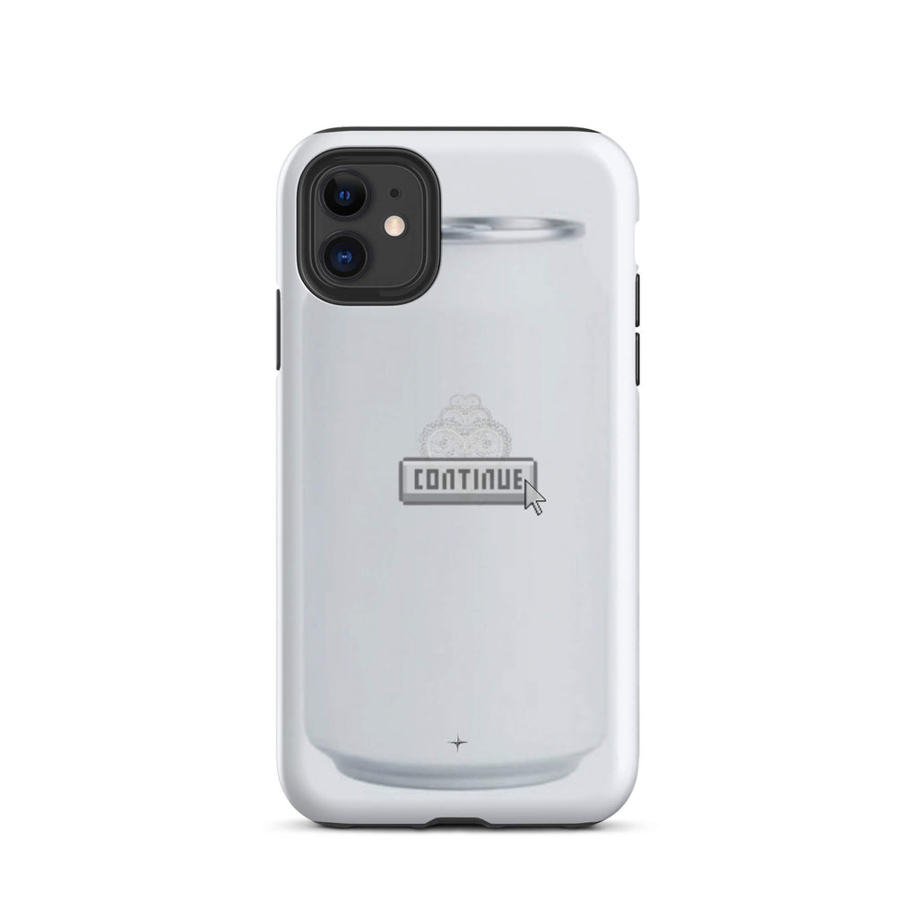 Pure Press white tough iphone 11 case minimal clean design smooth aesthetic case artistic style