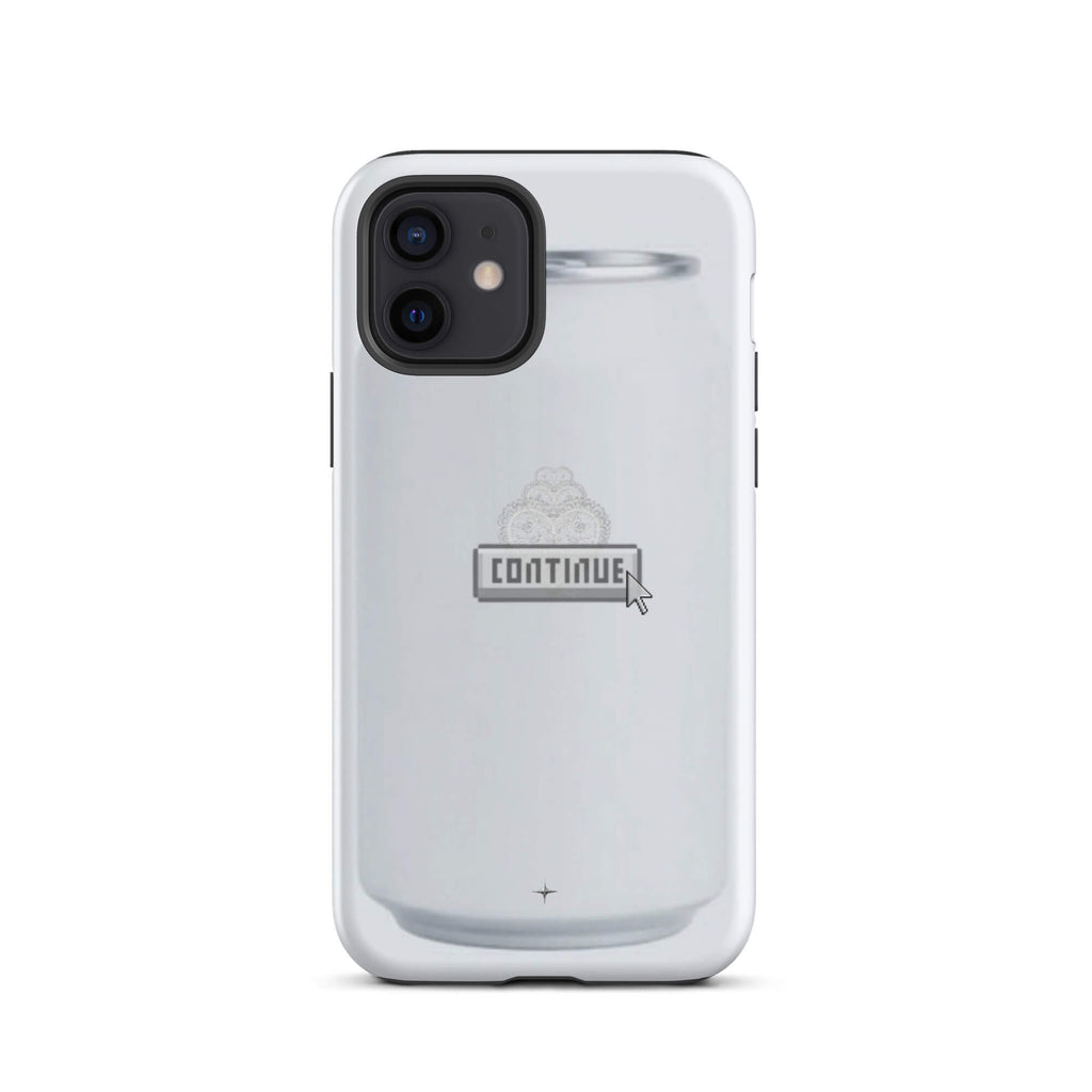 Pure Press white tough iphone 12 case minimal clean design smooth aesthetic case artistic style