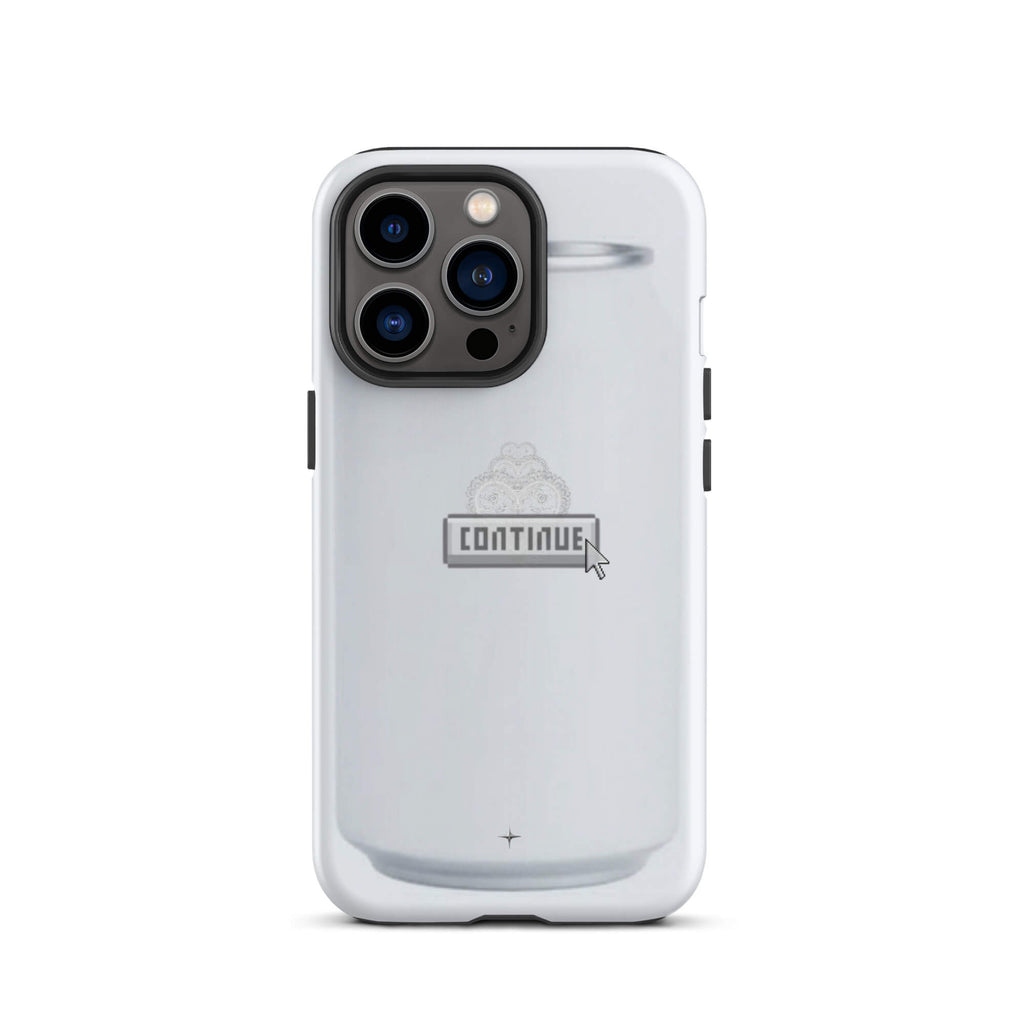 Pure Press white tough iphone 13 pro case minimal clean design smooth aesthetic case artistic style