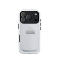 Pure Press white tough iphone 17 pro case minimal clean design smooth aesthetic case artistic style