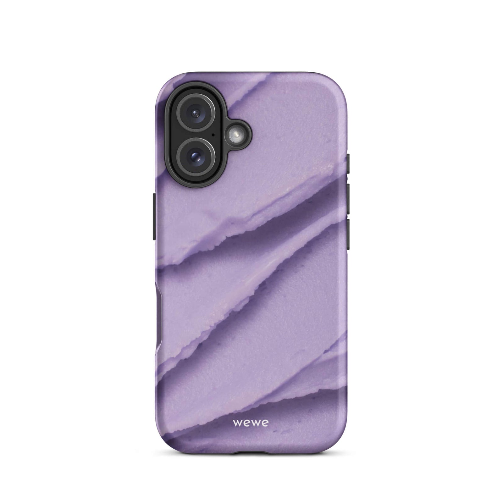 Custom lavender frosting iphone case 16 romantic gift ideal.
