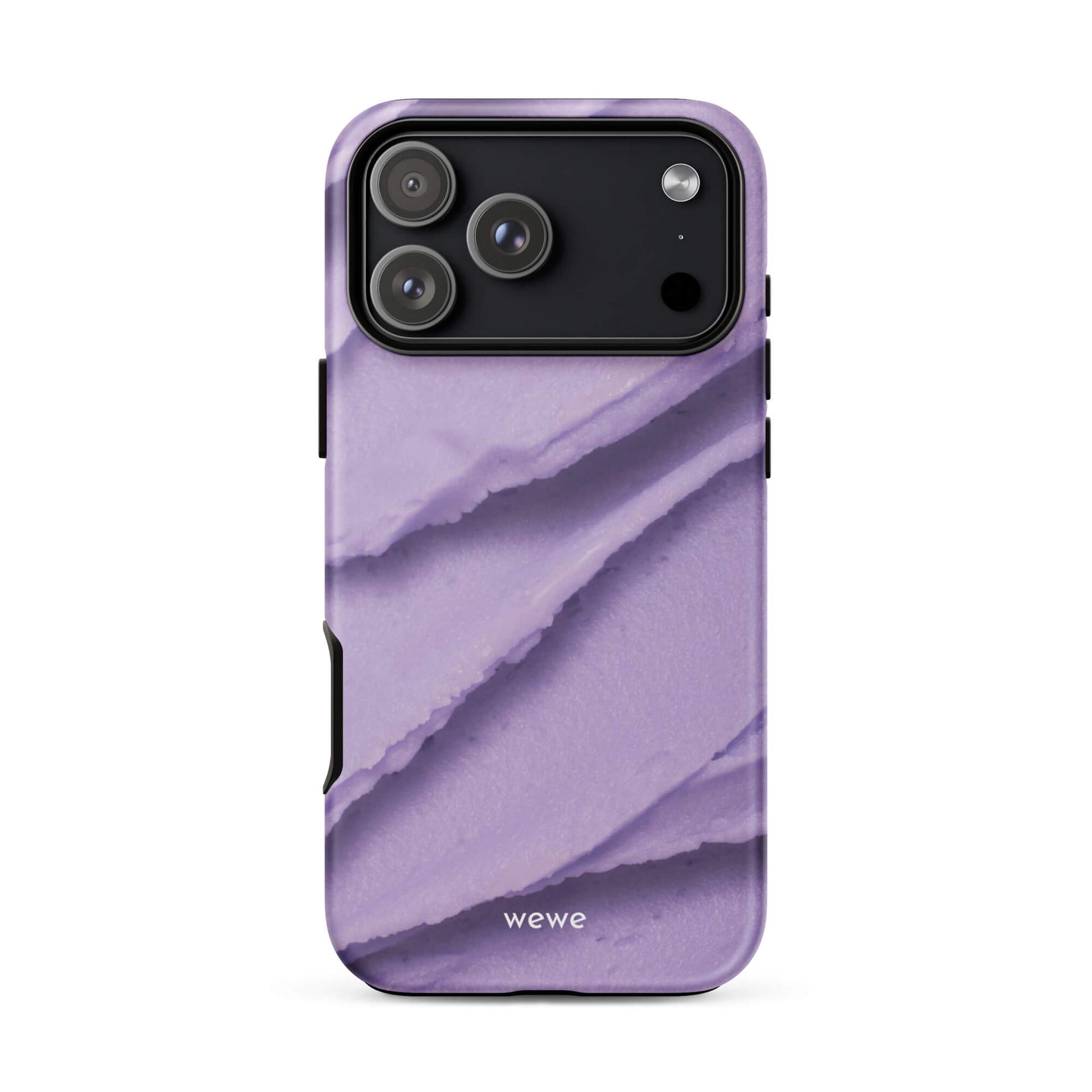 Custom lavender frosting iphone case 17 pro max romantic gift ideal.
