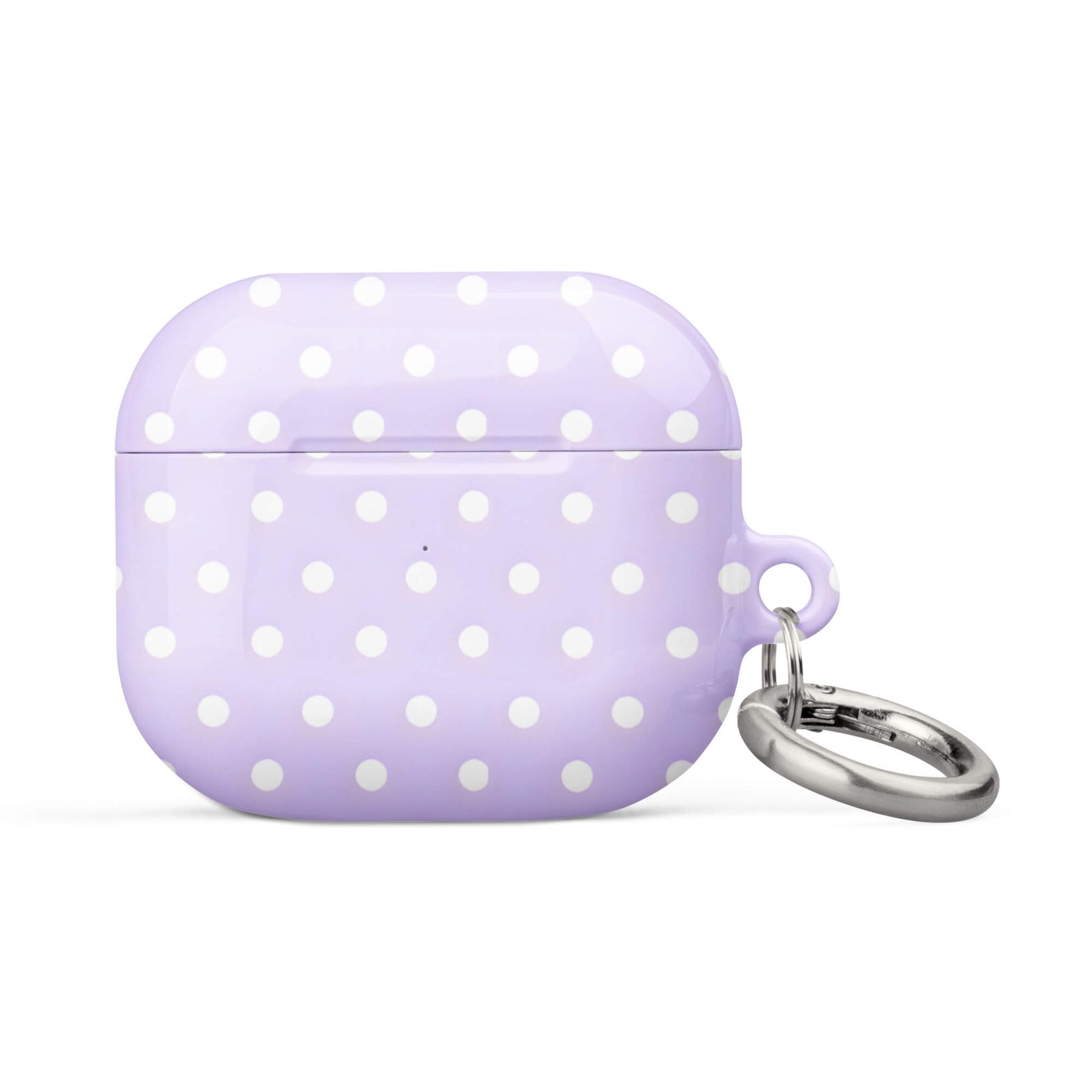 Custom purple polka dot AirPods case 3rd generationn romantic aesthetic.