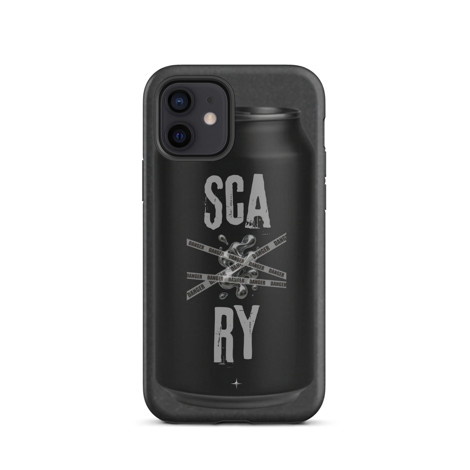 Rebel Press black tough iphone case 12 can inspired design streetwear minimal black edition case