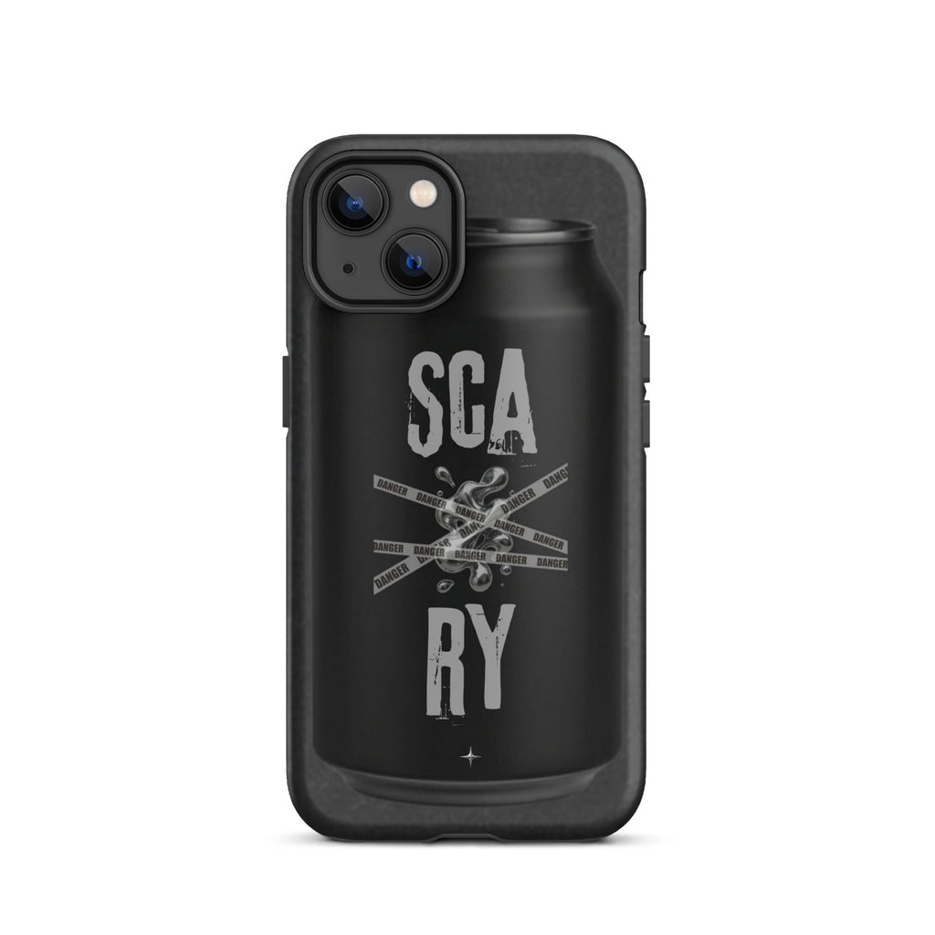 Rebel Press black tough iphone case 13 can inspired design streetwear minimal black edition case