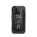Rebel Press black tough iphone case 17 can inspired design streetwear minimal black edition case
