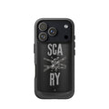 Rebel Press black tough iphone case 17 pro can inspired design streetwear minimal black edition case