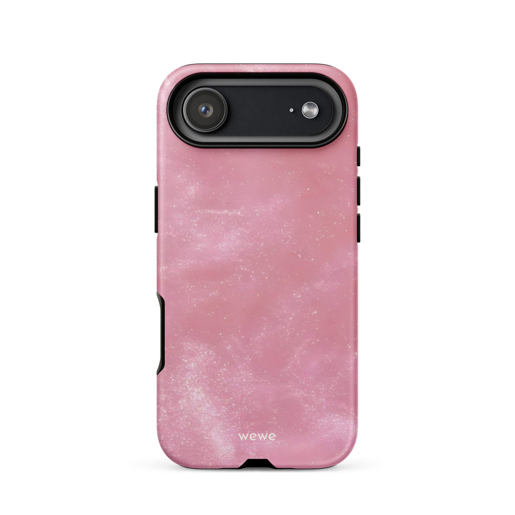 Custom shimmering stardust iphone case 17 air fashion.