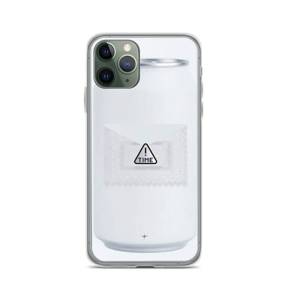 Silent Object white clear iphone 11 pro case clean minimal aesthetic simple modern case