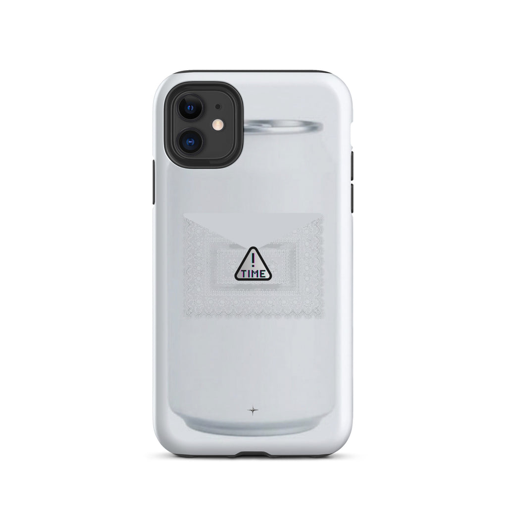 Silent Object white tough iphone 11 case clean minimal aesthetic simple modern case