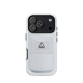 Silent Object white tough iphone 17 pro case clean minimal aesthetic simple modern case ready gift