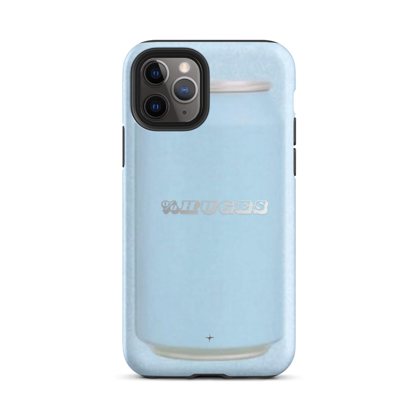Sky Soda light blue tough iPhone case 11 pro can aesthetic minimal pastel blue design case