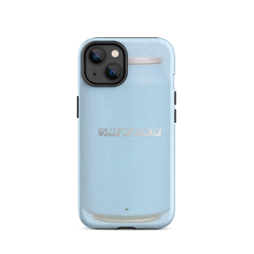 Sky Soda light blue tough iPhone case 14 can aesthetic minimal pastel blue design case