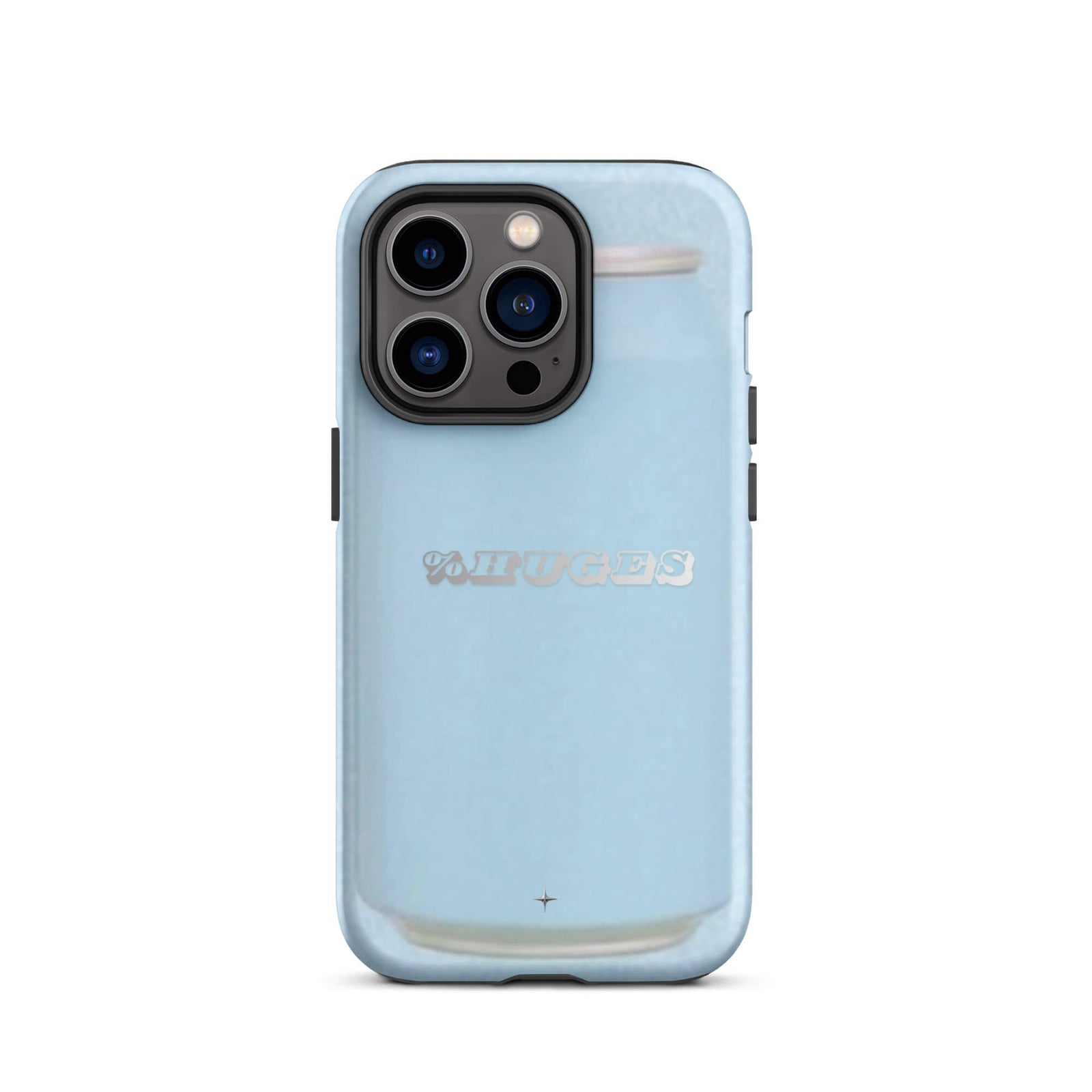 Sky Soda light blue tough iPhone case 14 pro can aesthetic minimal pastel blue design case