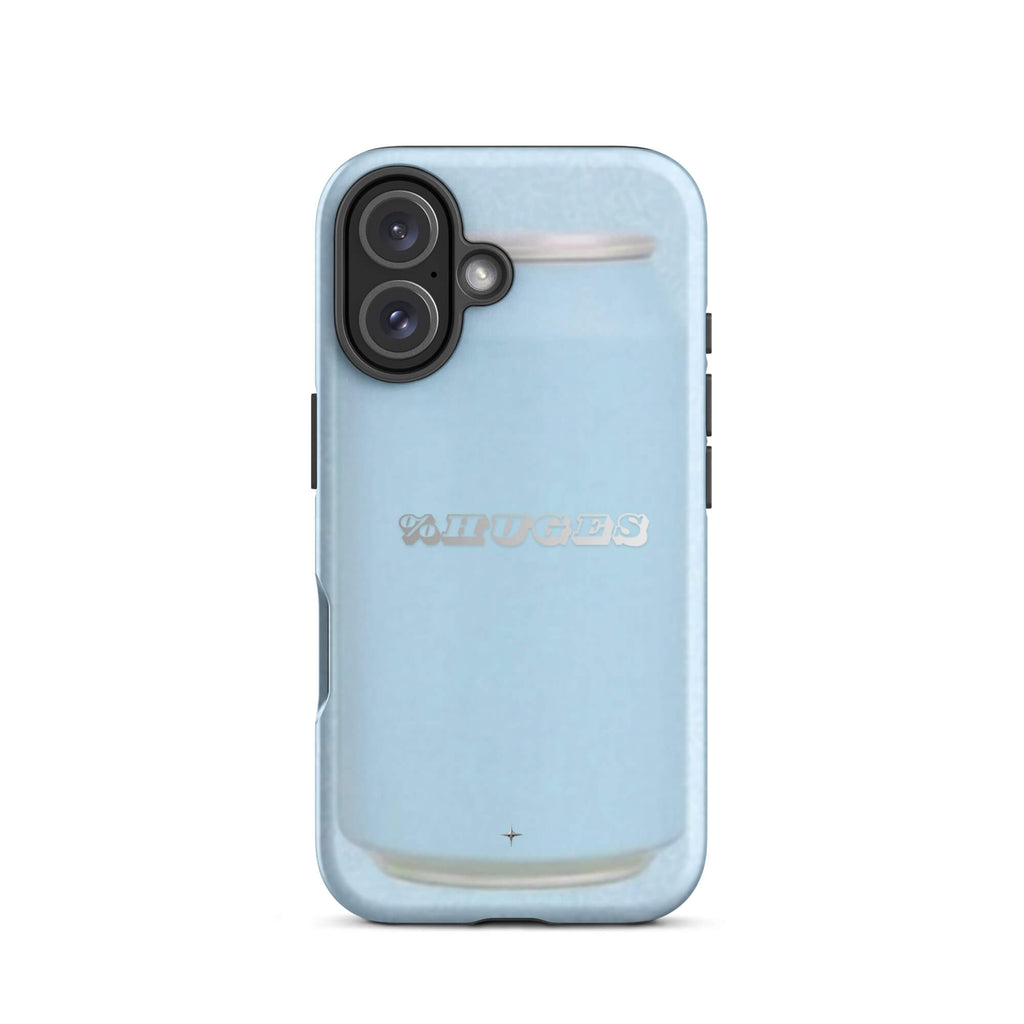 Sky Soda light blue tough iPhone case 16 can aesthetic minimal pastel blue design case