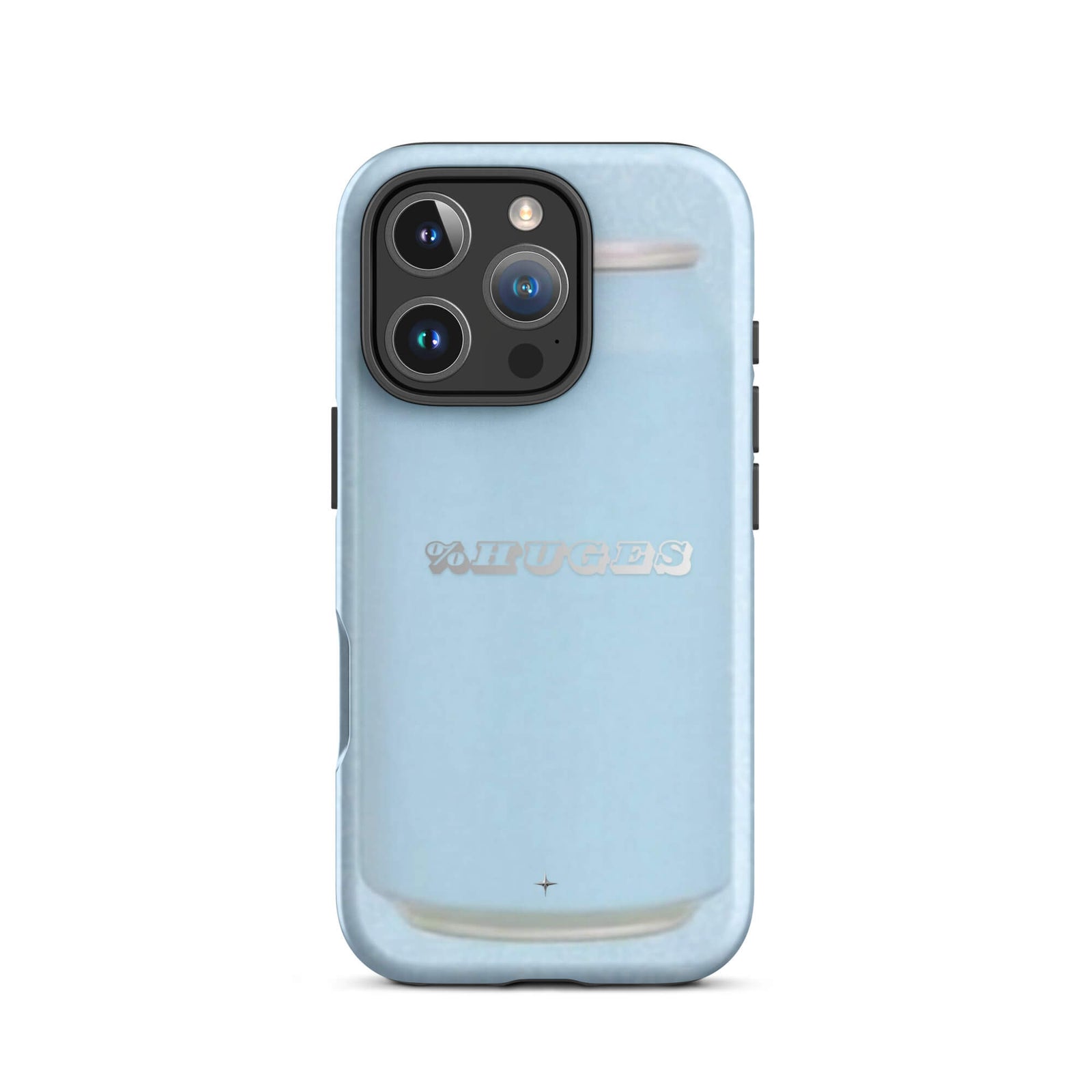 Sky Soda light blue tough iPhone case 16 pro can aesthetic minimal pastel blue design case