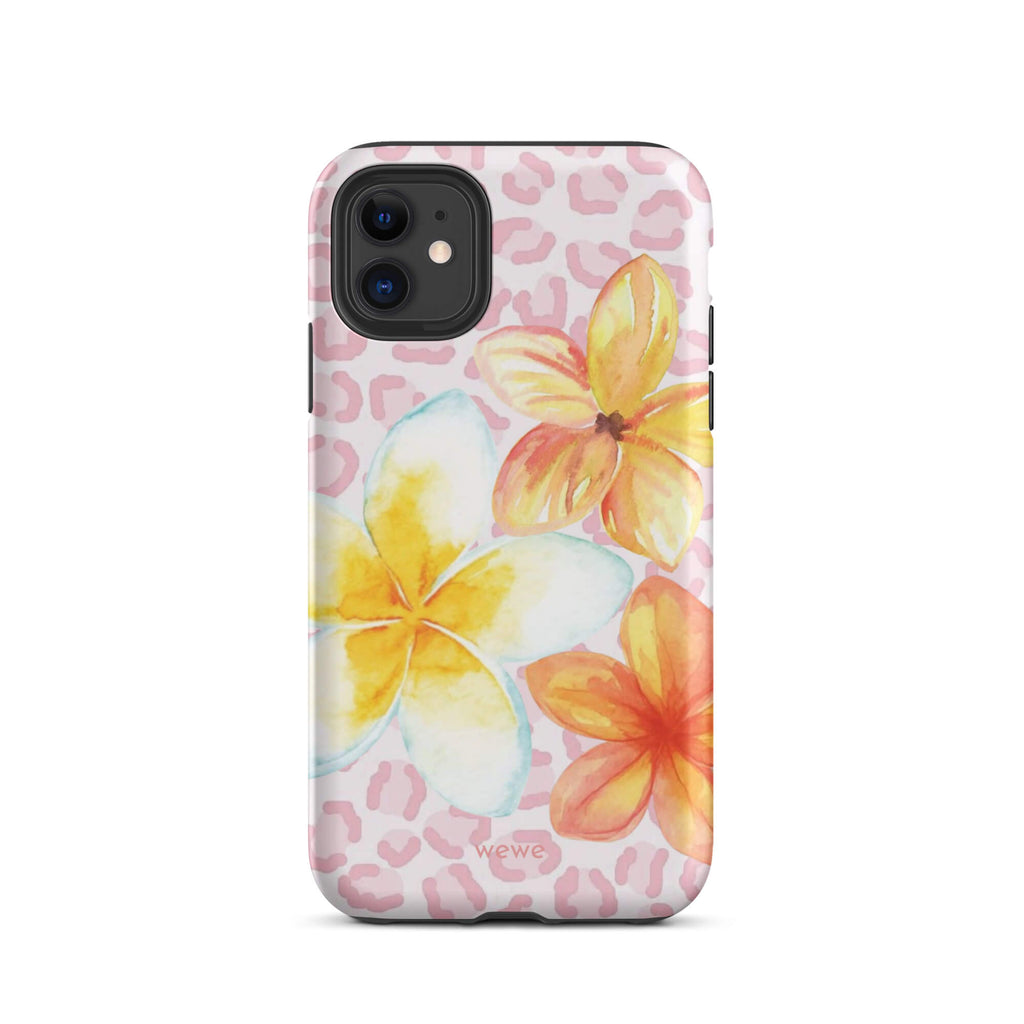Floral Leopard iPhone Case