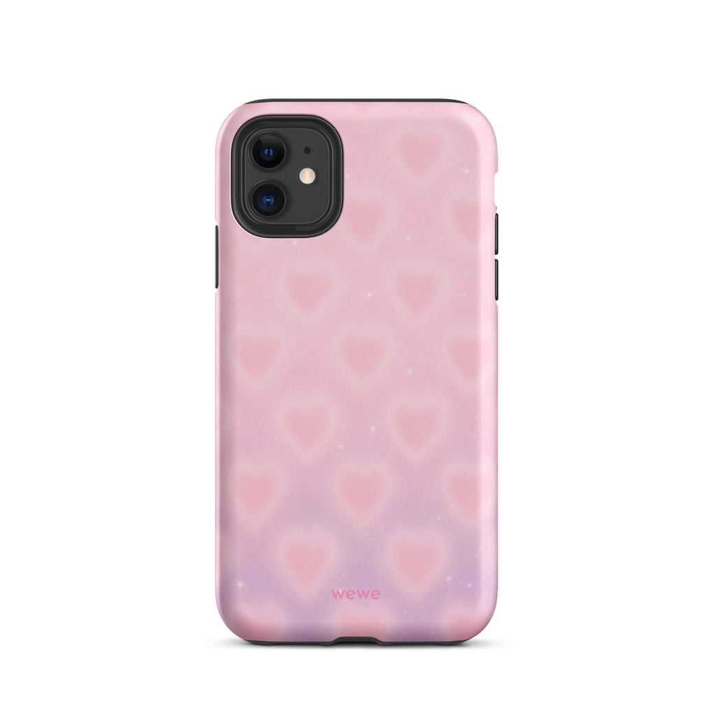 Pink Aura Heart iPhone 16 Pro Case