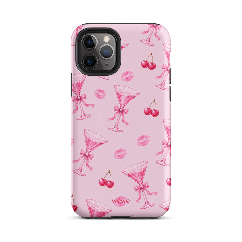 Cherry Kiss Martini Phone 17 Case