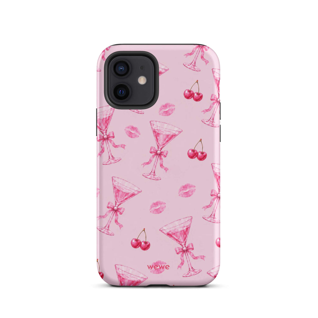 Cherry Kiss Martini iPhone 16 Pro Case