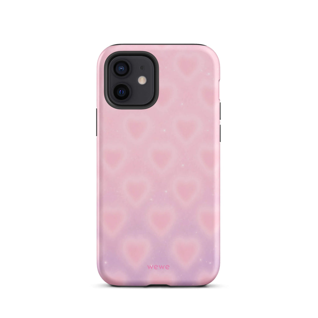 Pink Aura Heart iPhone 16 Pro Case