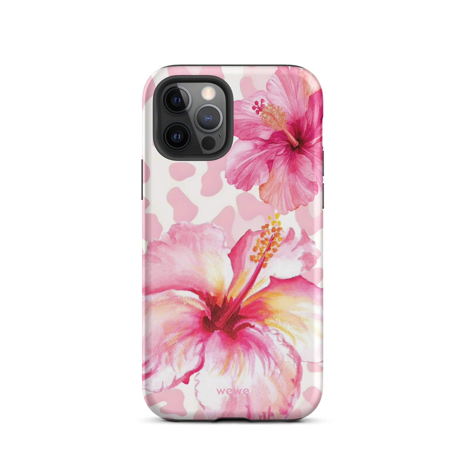 Pink Hibiscus Wild iPhone 17 Pro Case
