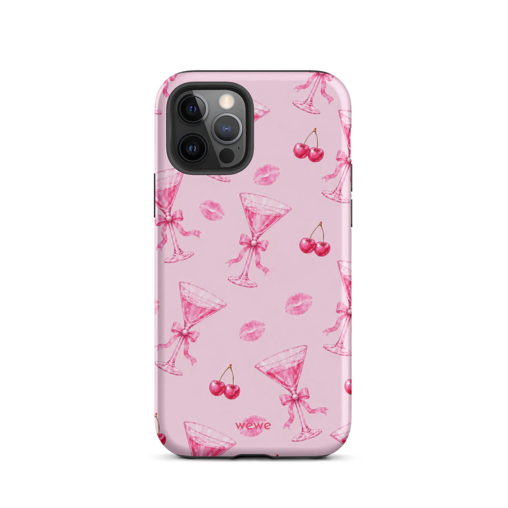 Cherry Kiss Martini iPhone 16 Pro Case