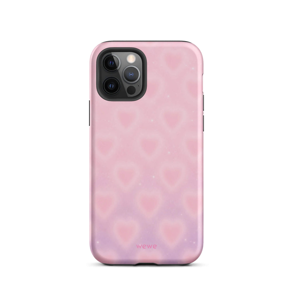 Pink Aura Heart iPhone 16 Pro Case