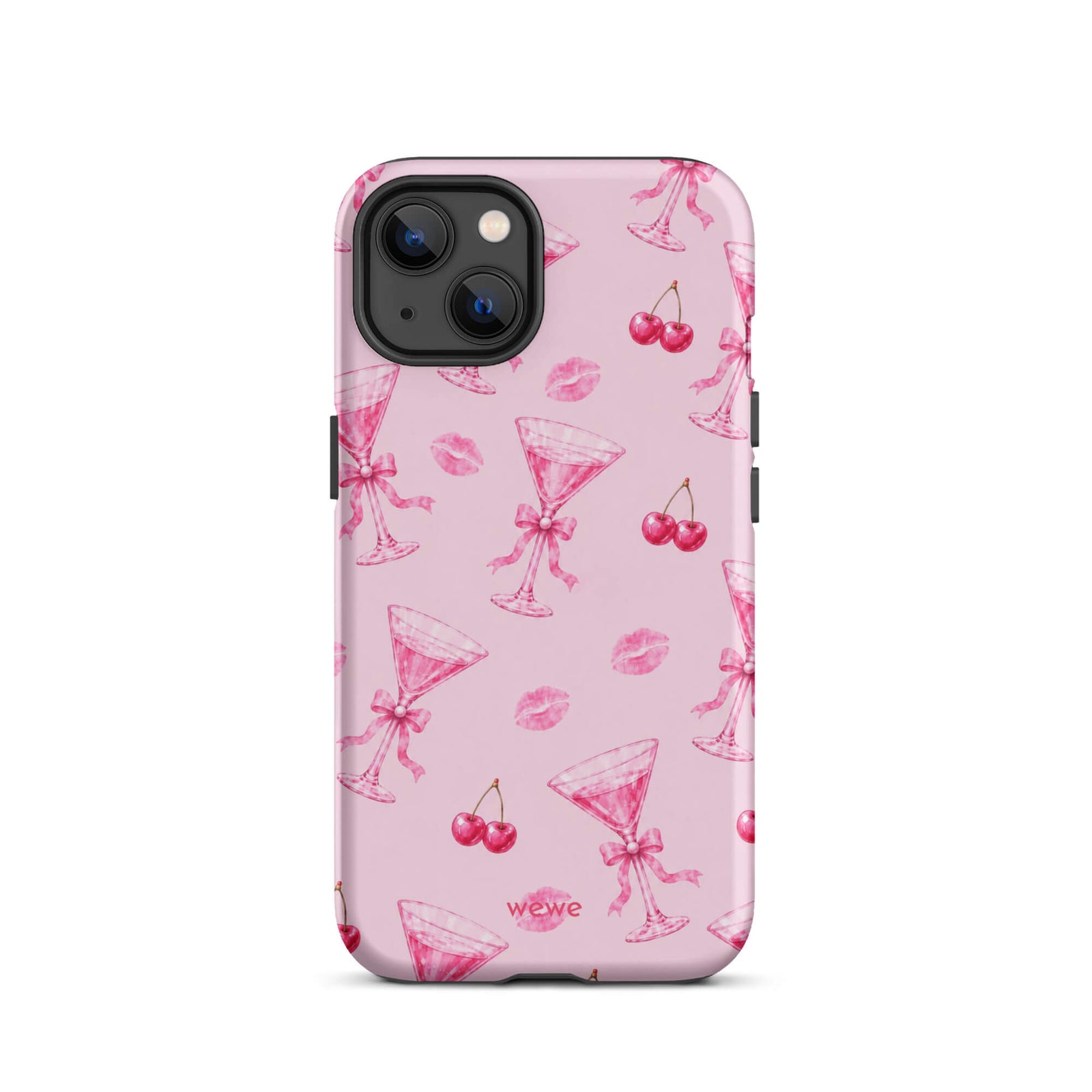 Cherry Kiss Martini iPhone 16 Pro Case