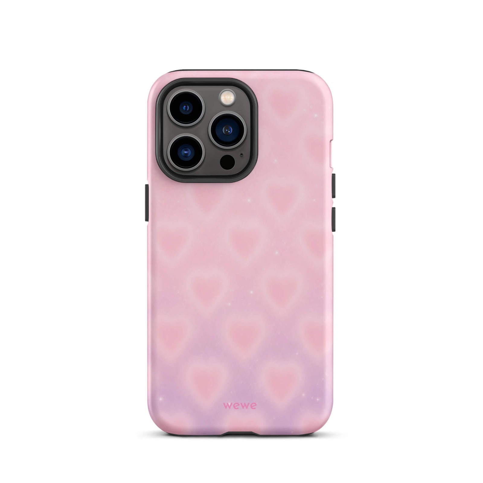 Pink Aura Heart iPhone 16 Pro Case