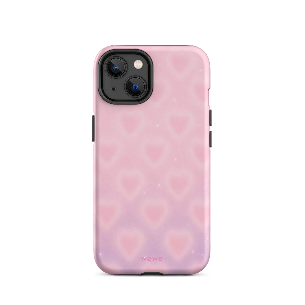 Pink Aura Heart iPhone 16 Pro Case