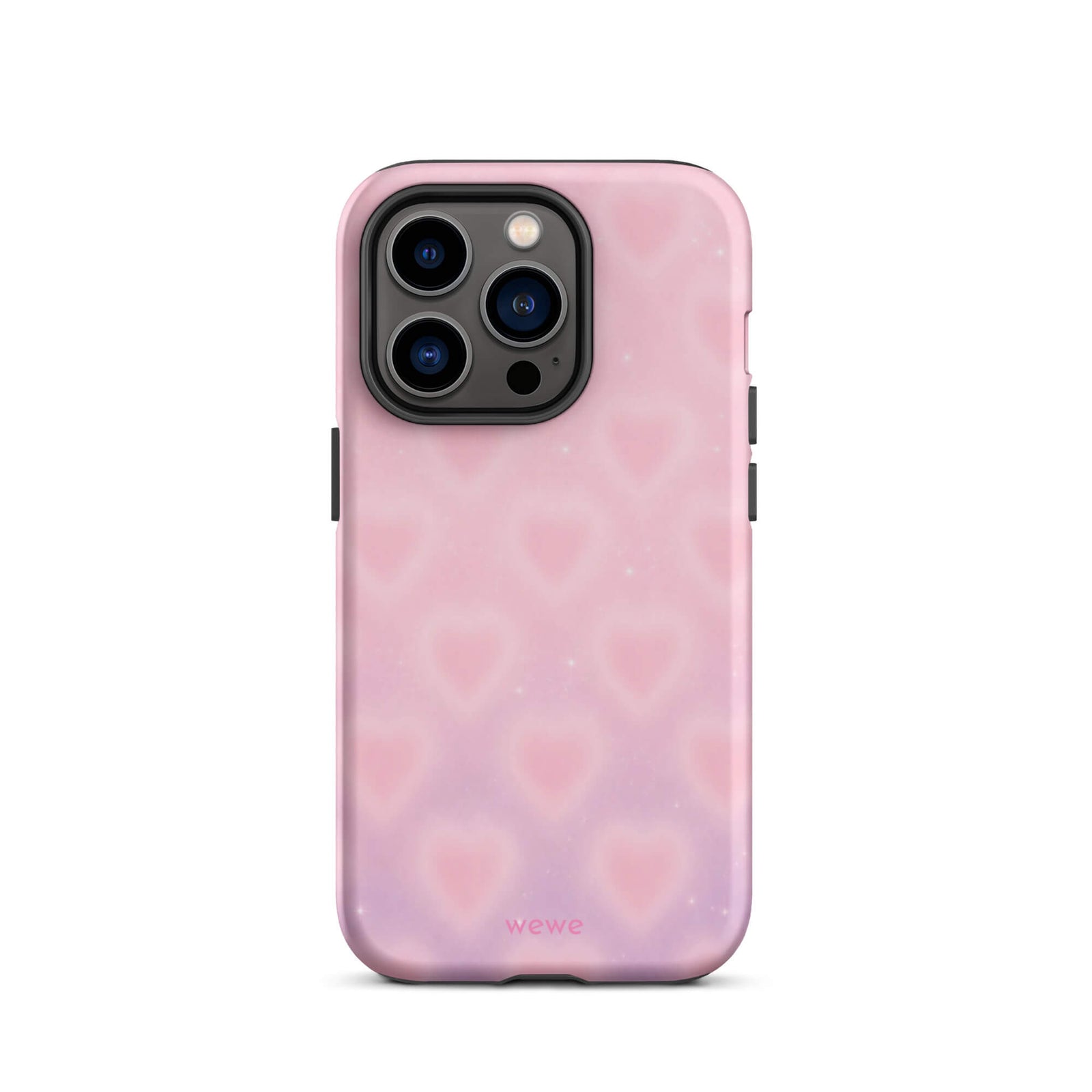 Pink Aura Heart iPhone 16 Pro Case