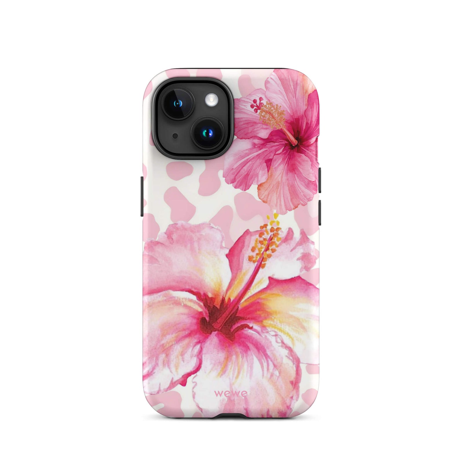Pink Hibiscus Wild iPhone 17 Pro Case