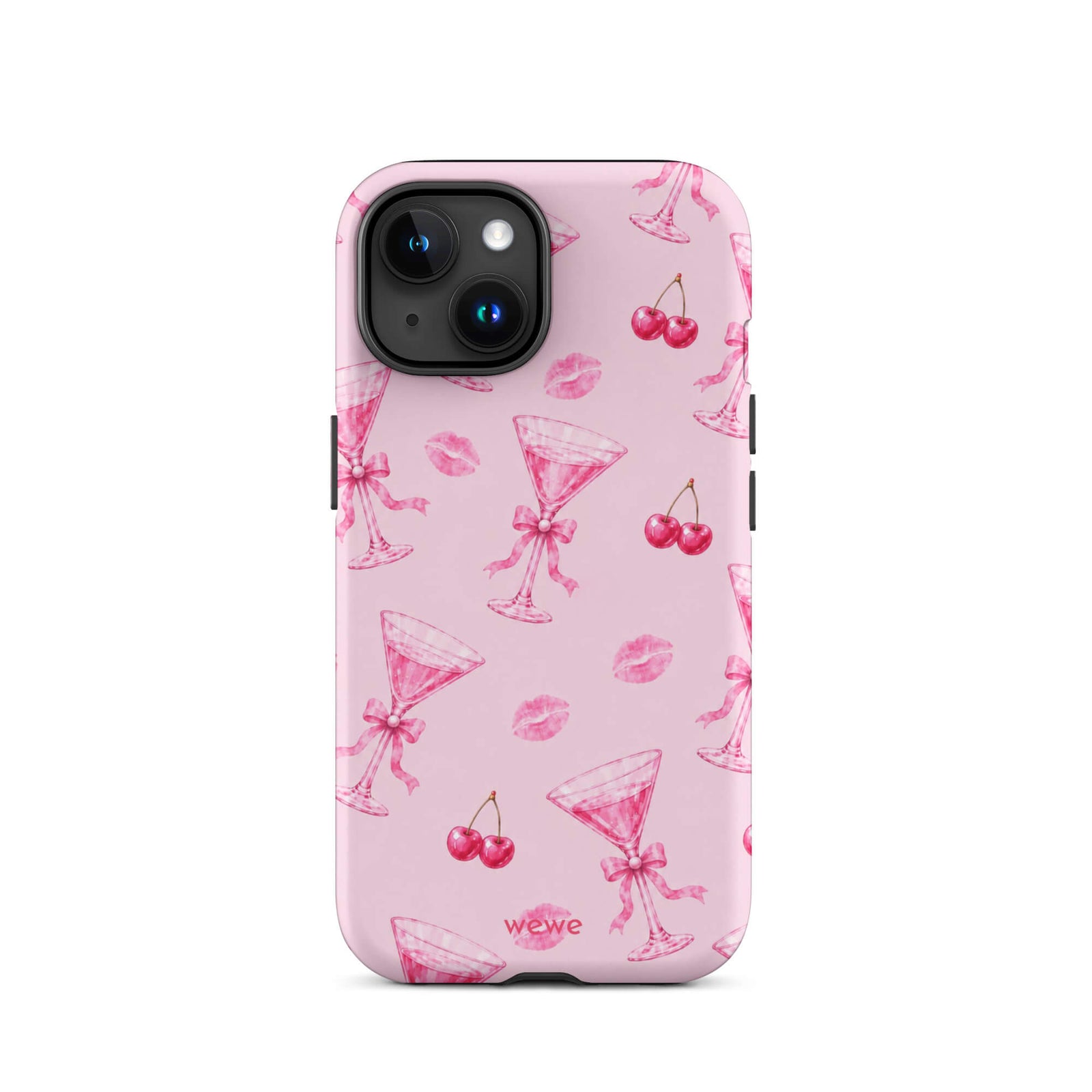 Cherry Kiss Martini iPhone 16 Pro Case