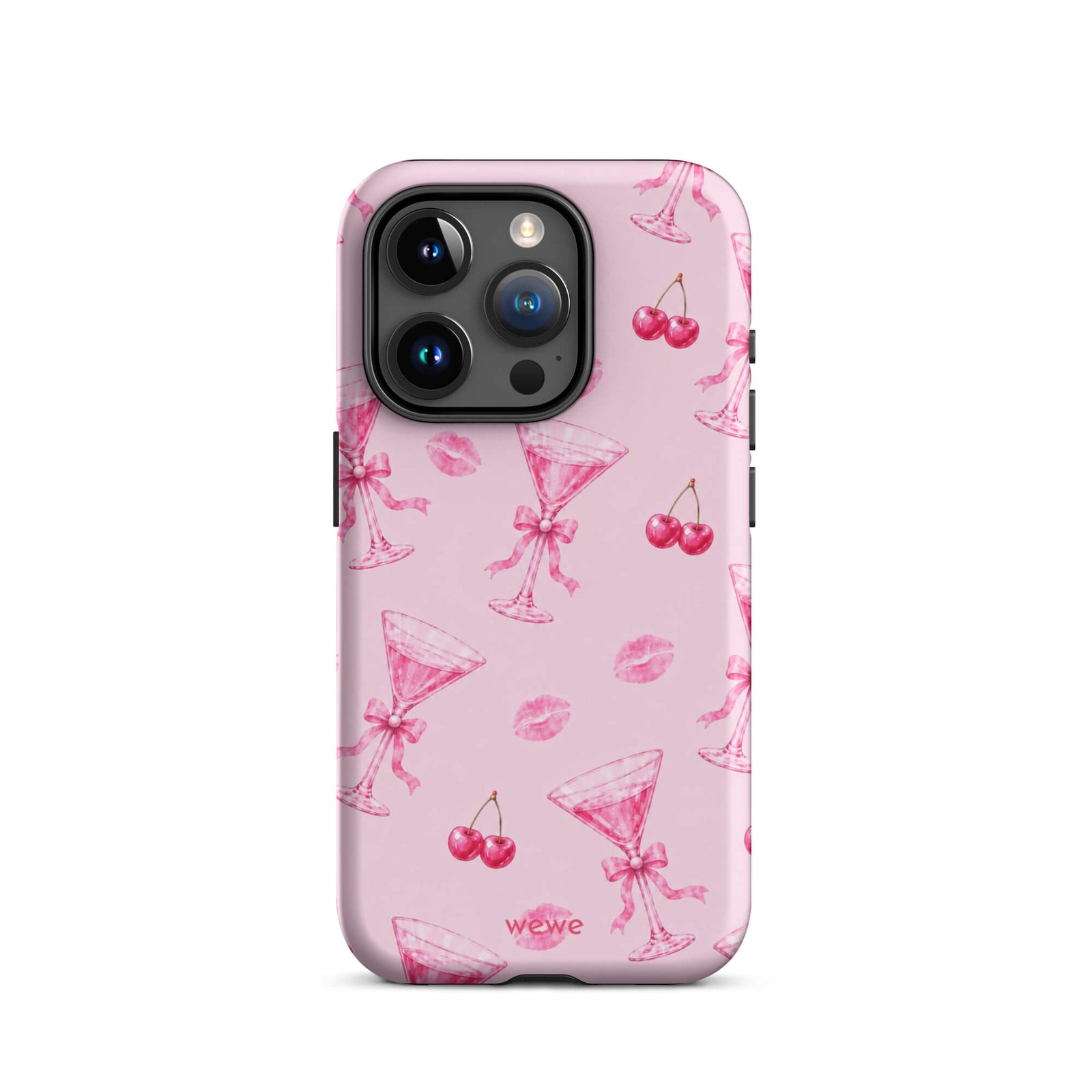 Cherry Kiss Martini iPhone 16 Pro Case