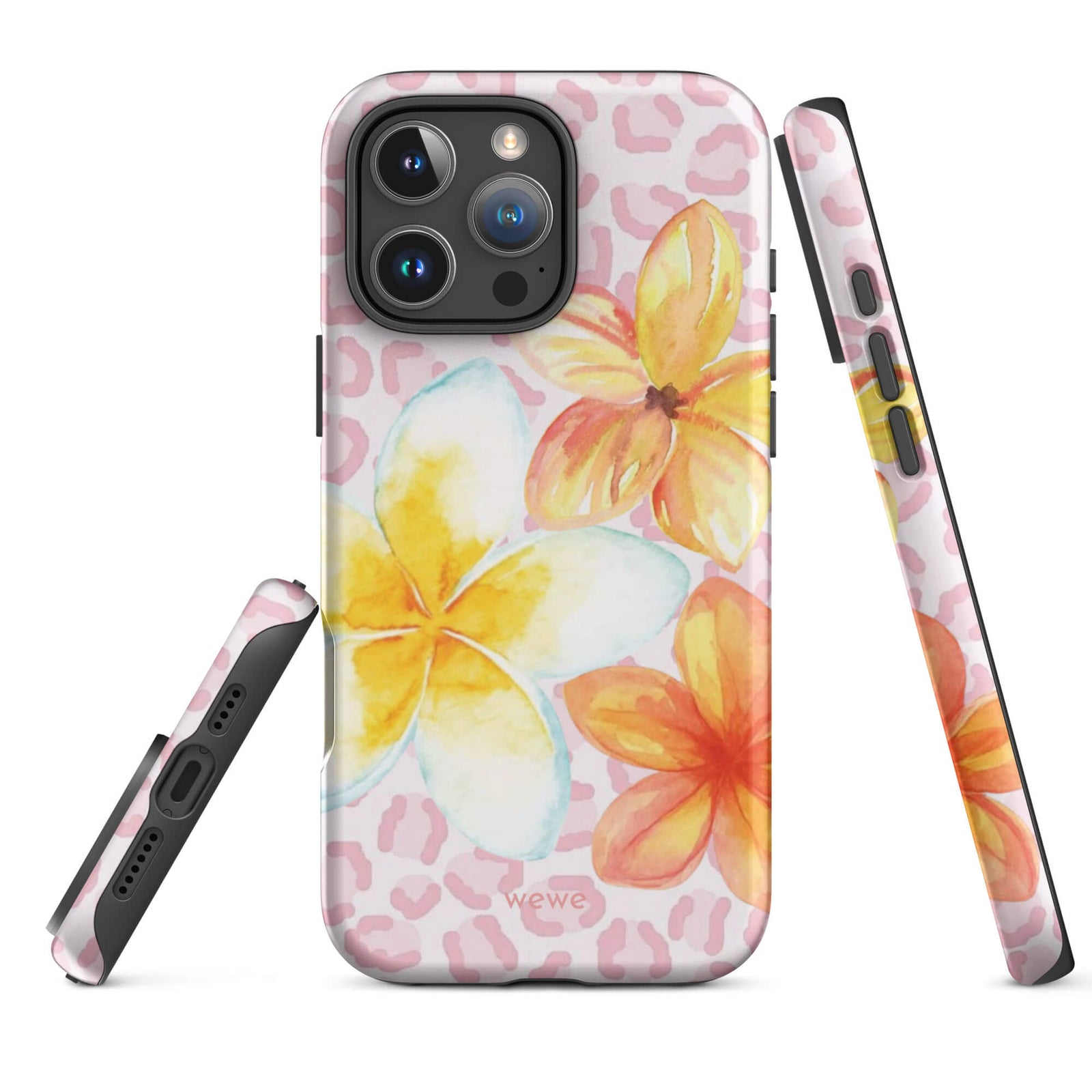 Floral Leopard iPhone Case
