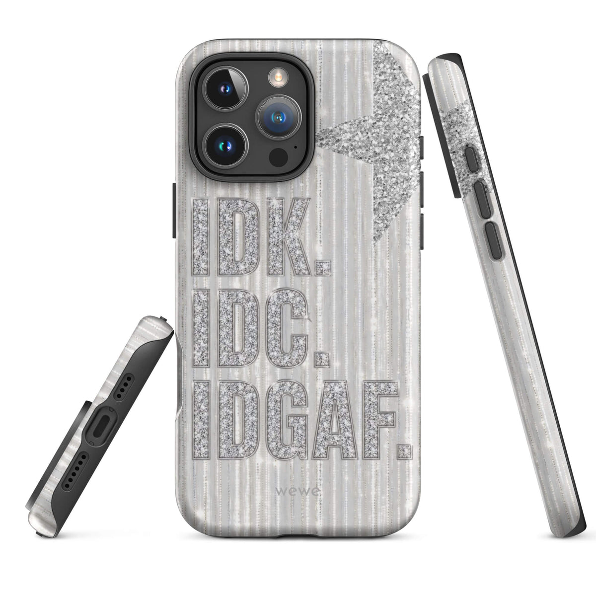 IDK Rhinestone iPhone Case