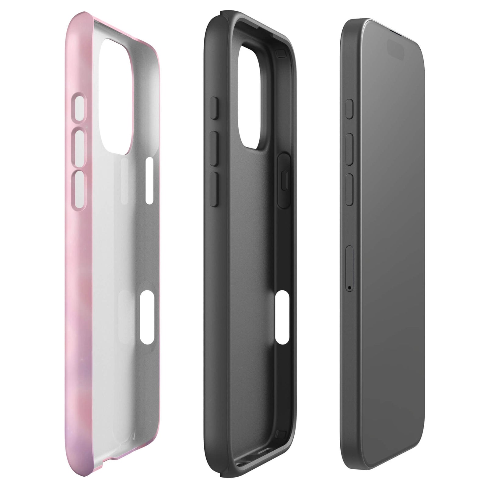 Pink Aura Heart iPhone 16 Pro Case