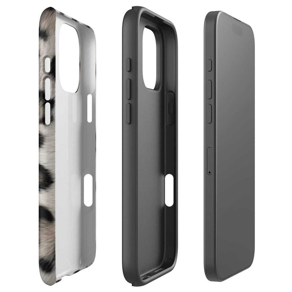 Snow Leopard Print iPhone Case