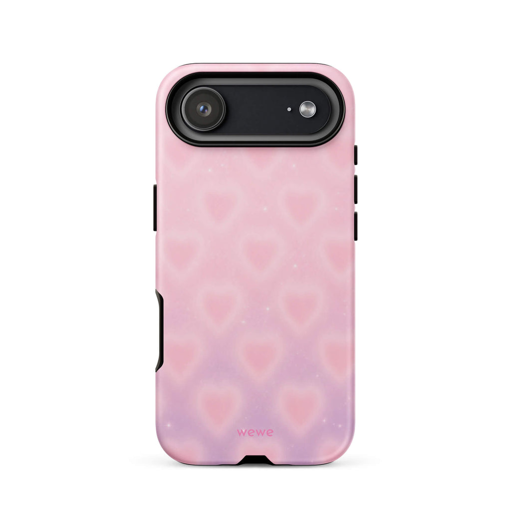 Pink Aura Heart iPhone 16 Pro Case