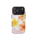Floral leopard iPhone case