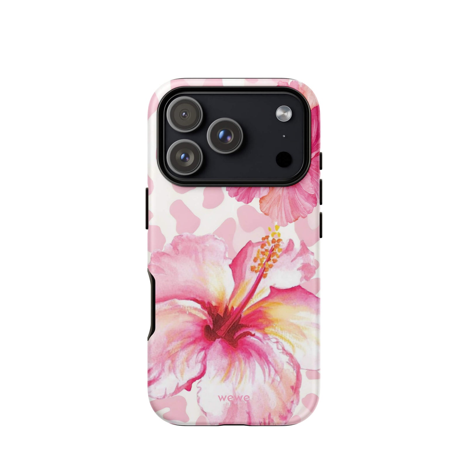Pink Hibiscus Wild iPhone 17 Pro Case