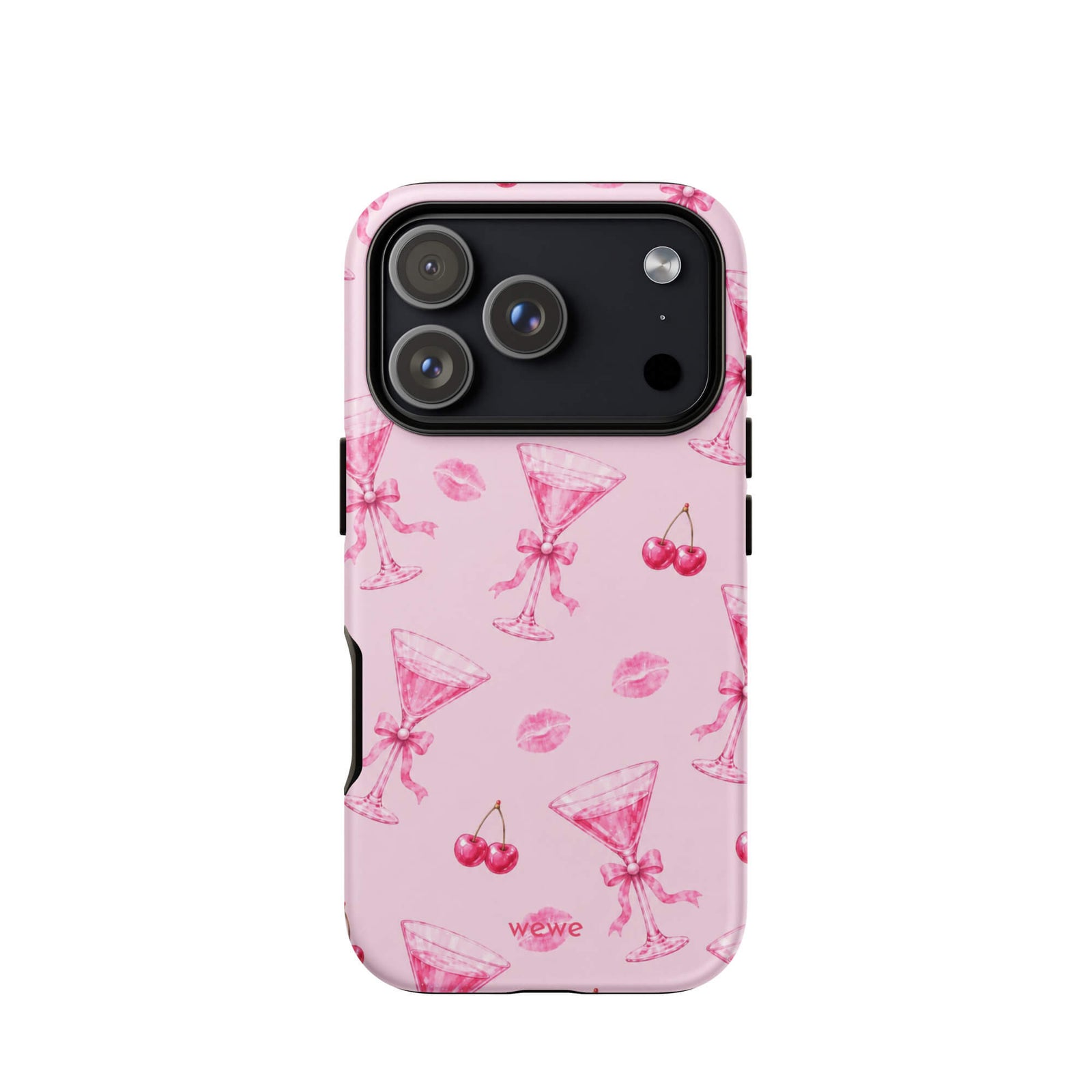 Cherry Kiss Martini iPhone 16 Pro Case