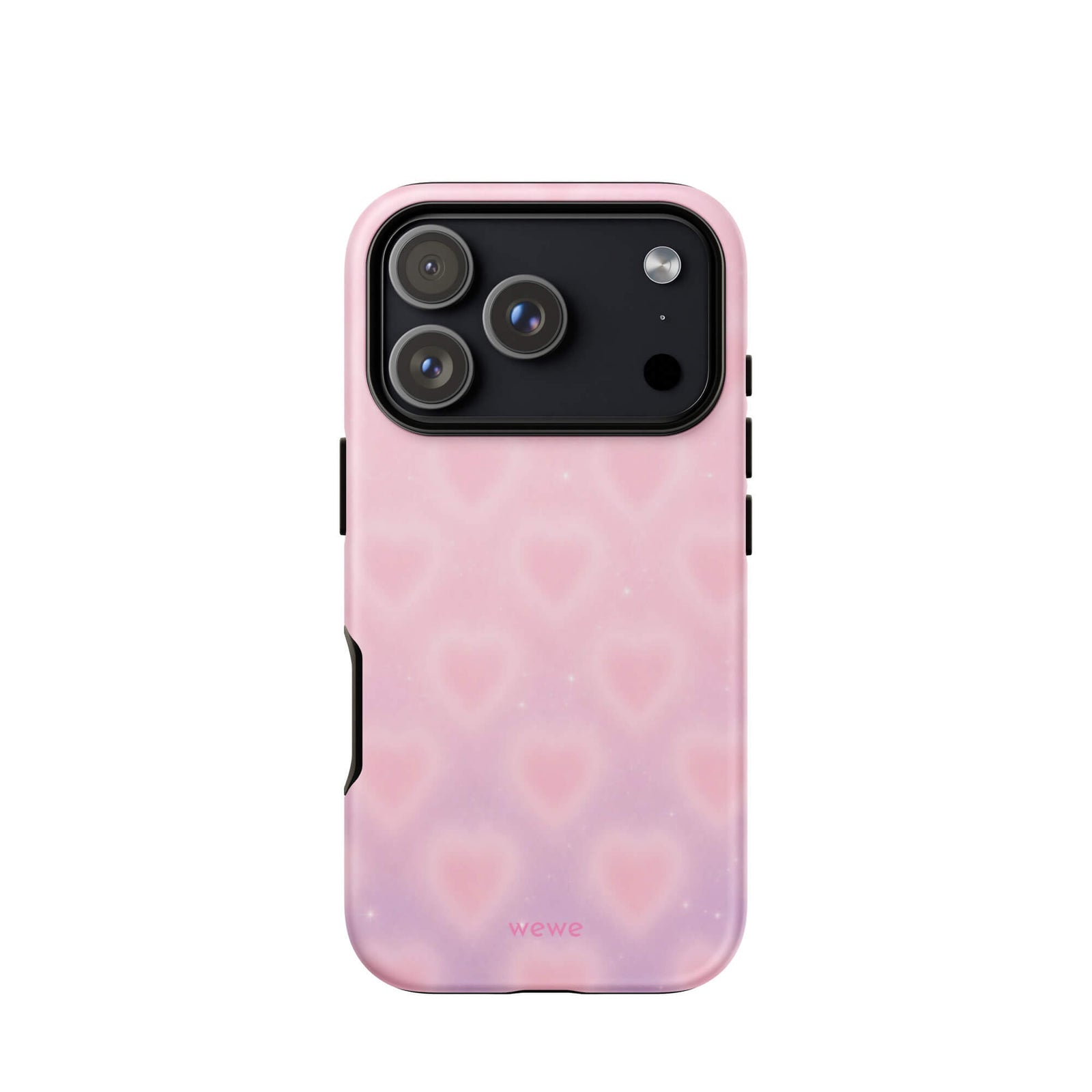 Pink Aura Heart iPhone 16 Pro Case